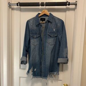 Elyx Denim Button Down Shirt - Blue